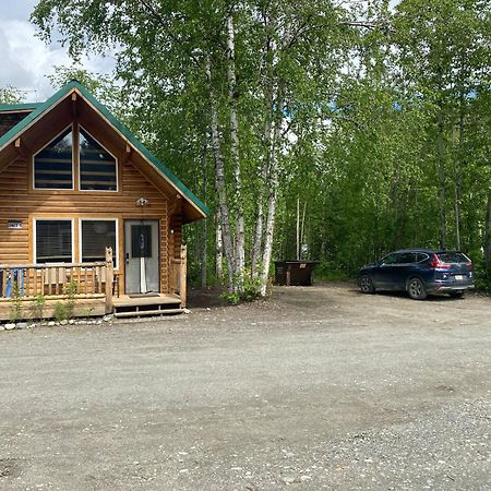 Talkeetna Log Cabin With Hot Tub Unit 1 ภายนอก รูปภาพ