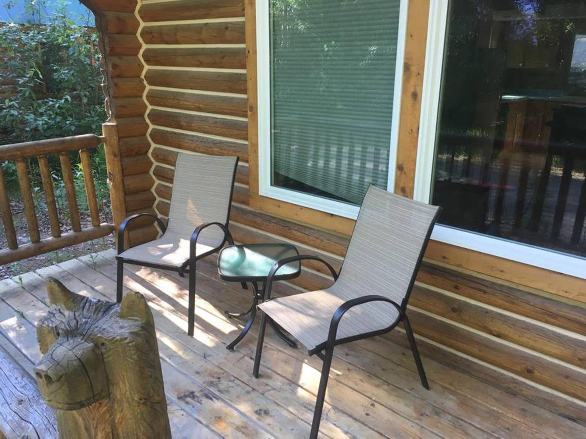 Talkeetna Log Cabin With Hot Tub Unit 1 ภายนอก รูปภาพ
