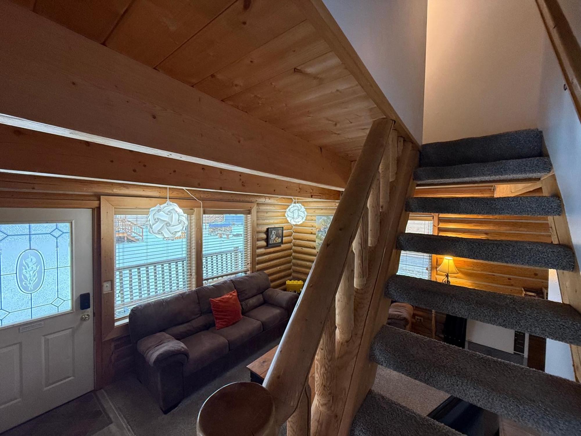 Talkeetna Log Cabin With Hot Tub Unit 1 ภายนอก รูปภาพ