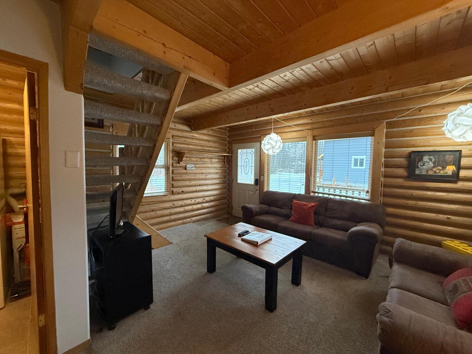 Talkeetna Log Cabin With Hot Tub Unit 1 ภายนอก รูปภาพ