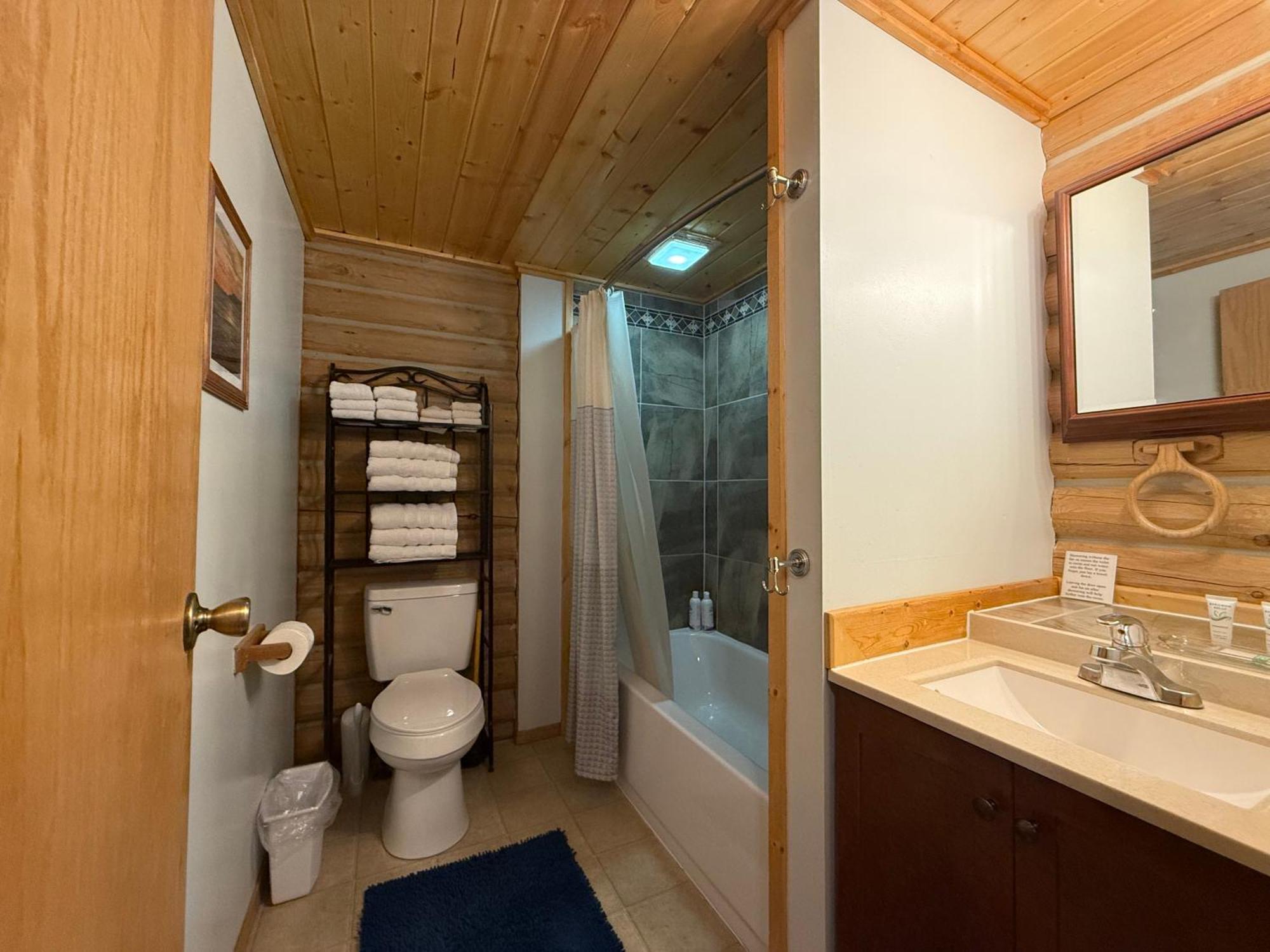 Talkeetna Log Cabin With Hot Tub Unit 1 ภายนอก รูปภาพ